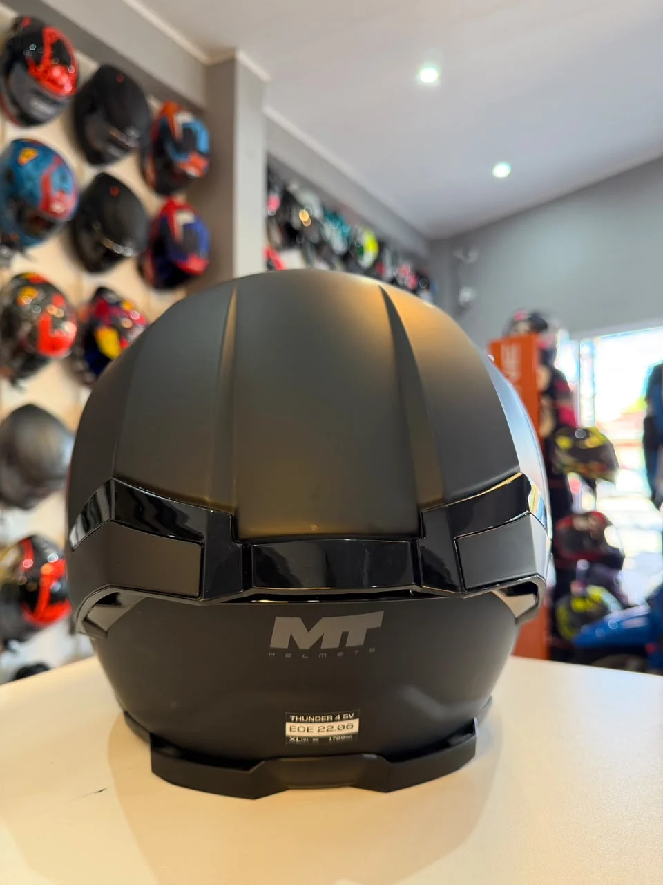 Casco MT Thunder 4 Negro mate con visor negro - Imagen 5