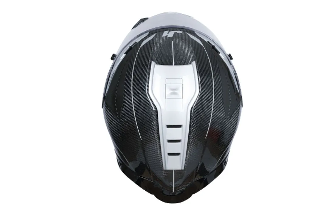Casco JUST 1 J-GPR Carbono Impulse Plata/ Negro Brillo - Imagen 4