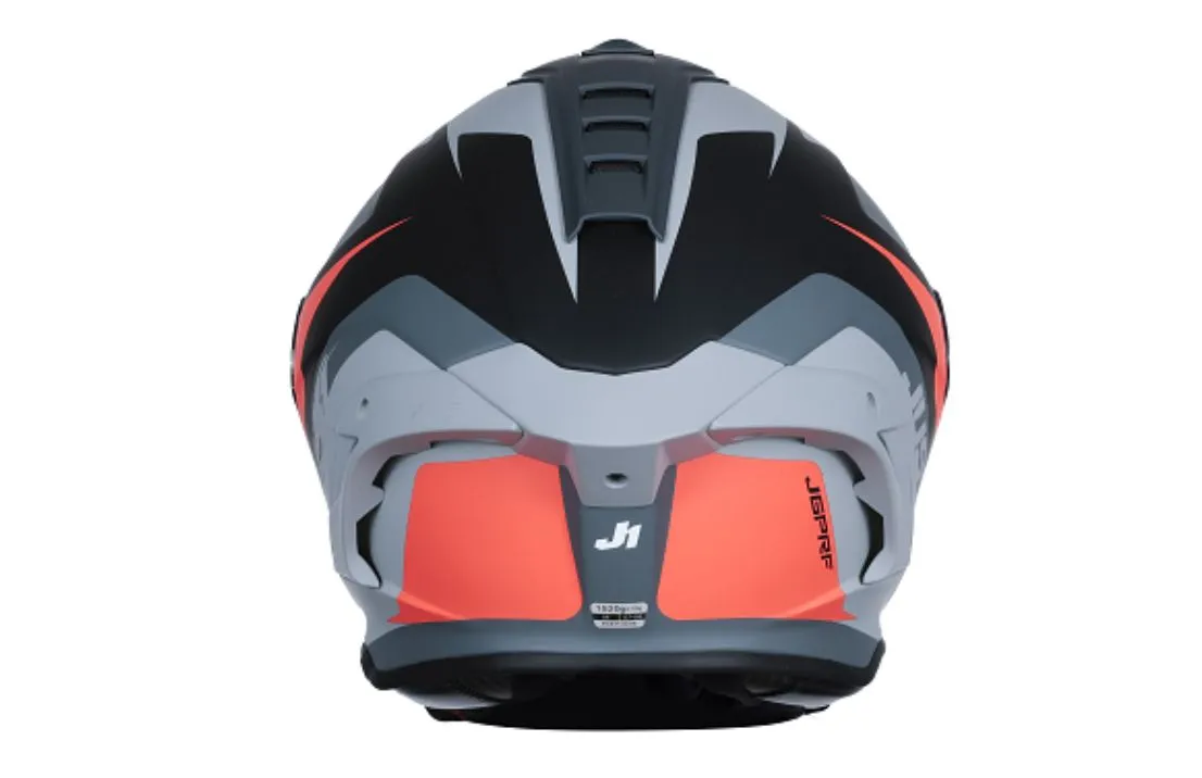 Casco JUST 1 J-GPR F Arrow Rojo Gris Negro Mate - Imagen 5