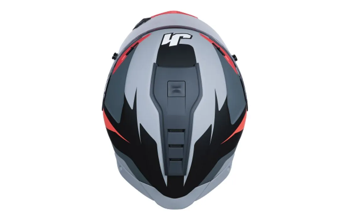 Casco JUST 1 J-GPR F Arrow Rojo Gris Negro Mate - Imagen 4