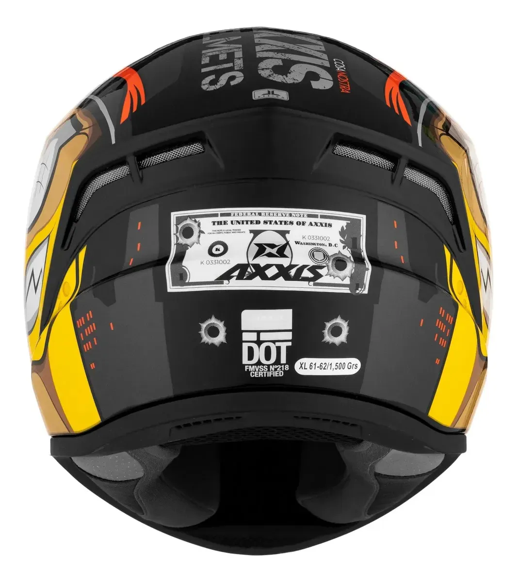 Casco Axxis Draken S Cosa Nostra Brillo - Imagen 3