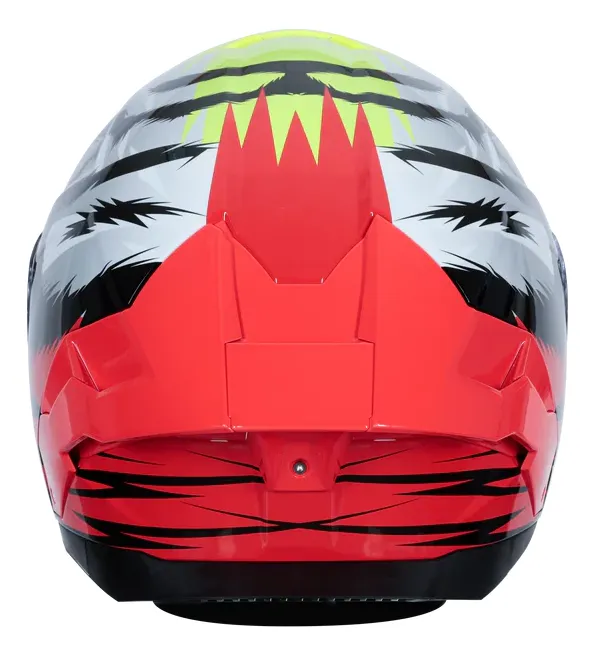 Casco JUST1 J-STR DEMONICRED Amarillo y Negro Brillo - Imagen 3