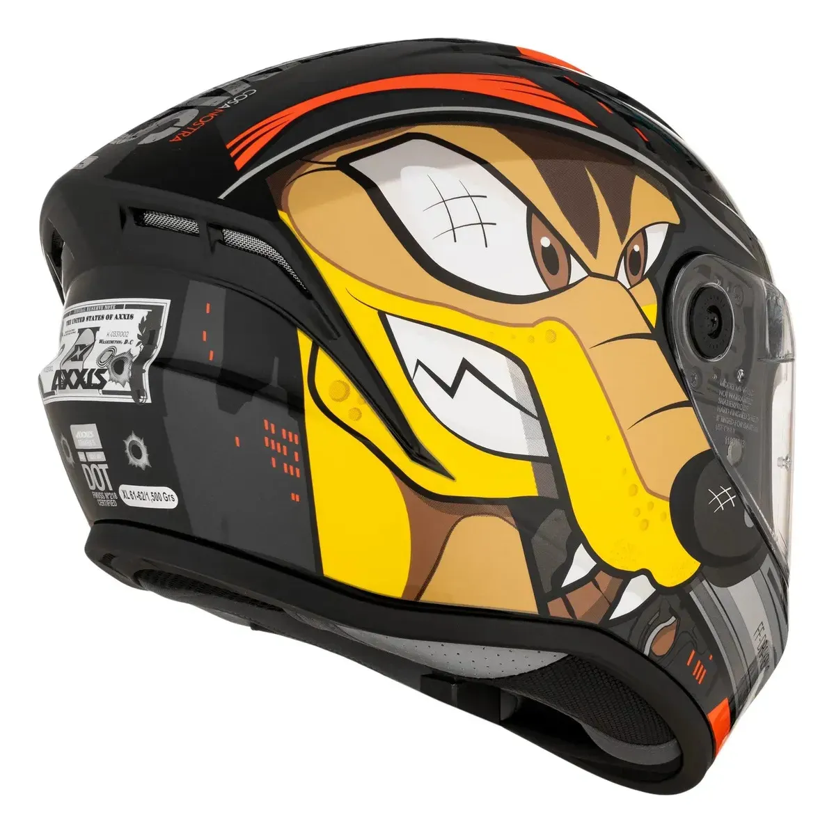 Casco Axxis Draken S Cosa Nostra Brillo - Imagen 4