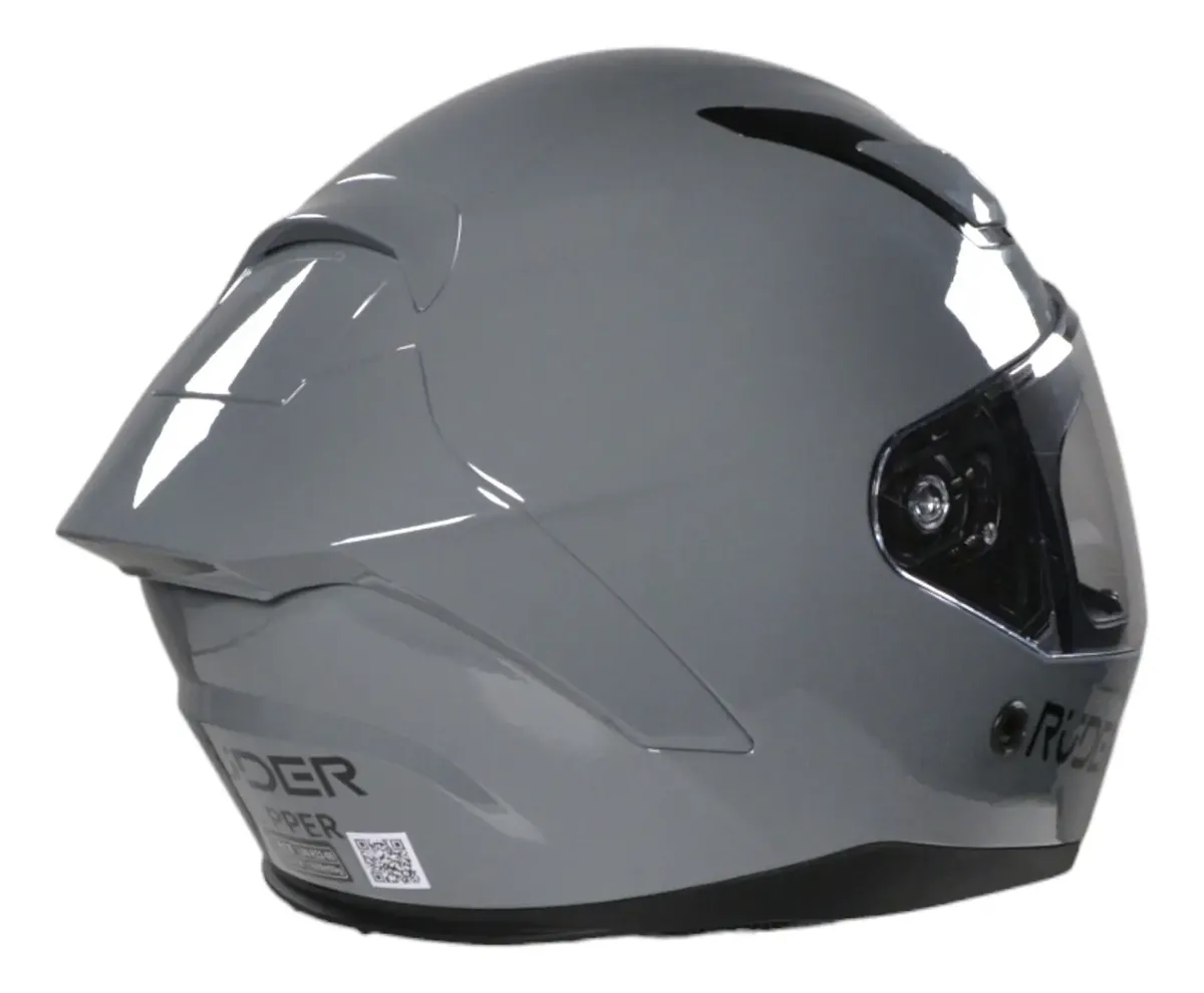 Casco RUDER Clipper Gris Brillo - Imagen 5