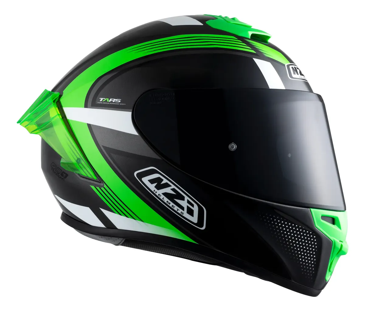 Casco NZI Trendy 3 Rapid Verde y negro brillo - Imagen 7