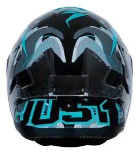 Casco JUST1 J-STR AVALON Azul y Negro Brillo - Imagen 3