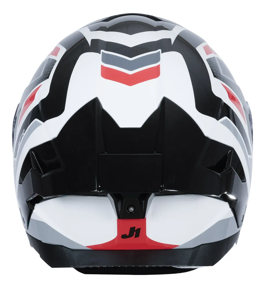 Casco JUST1 J-STR UNION Rojo y Blanco Brillo - Imagen 3