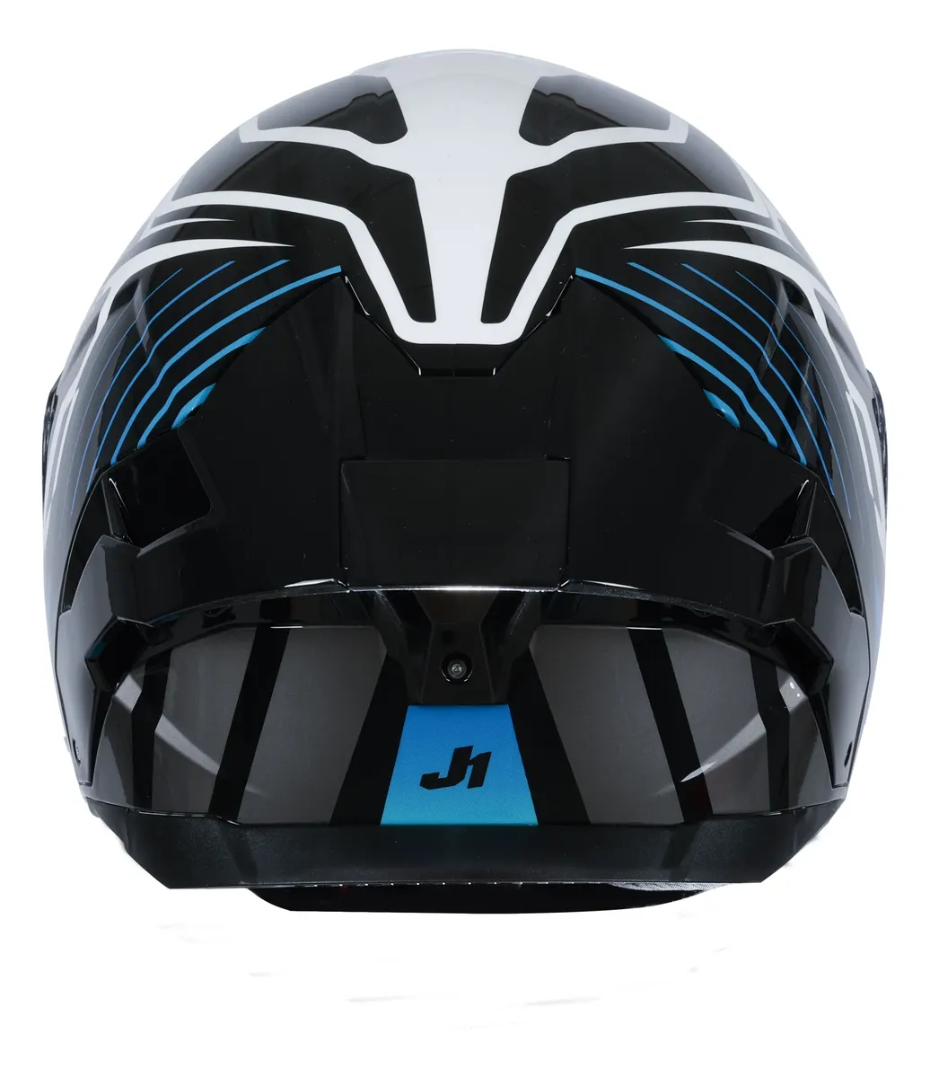 Casco JUST1 J-STR TACTICAL Azul y Negro Brillo - Imagen 3