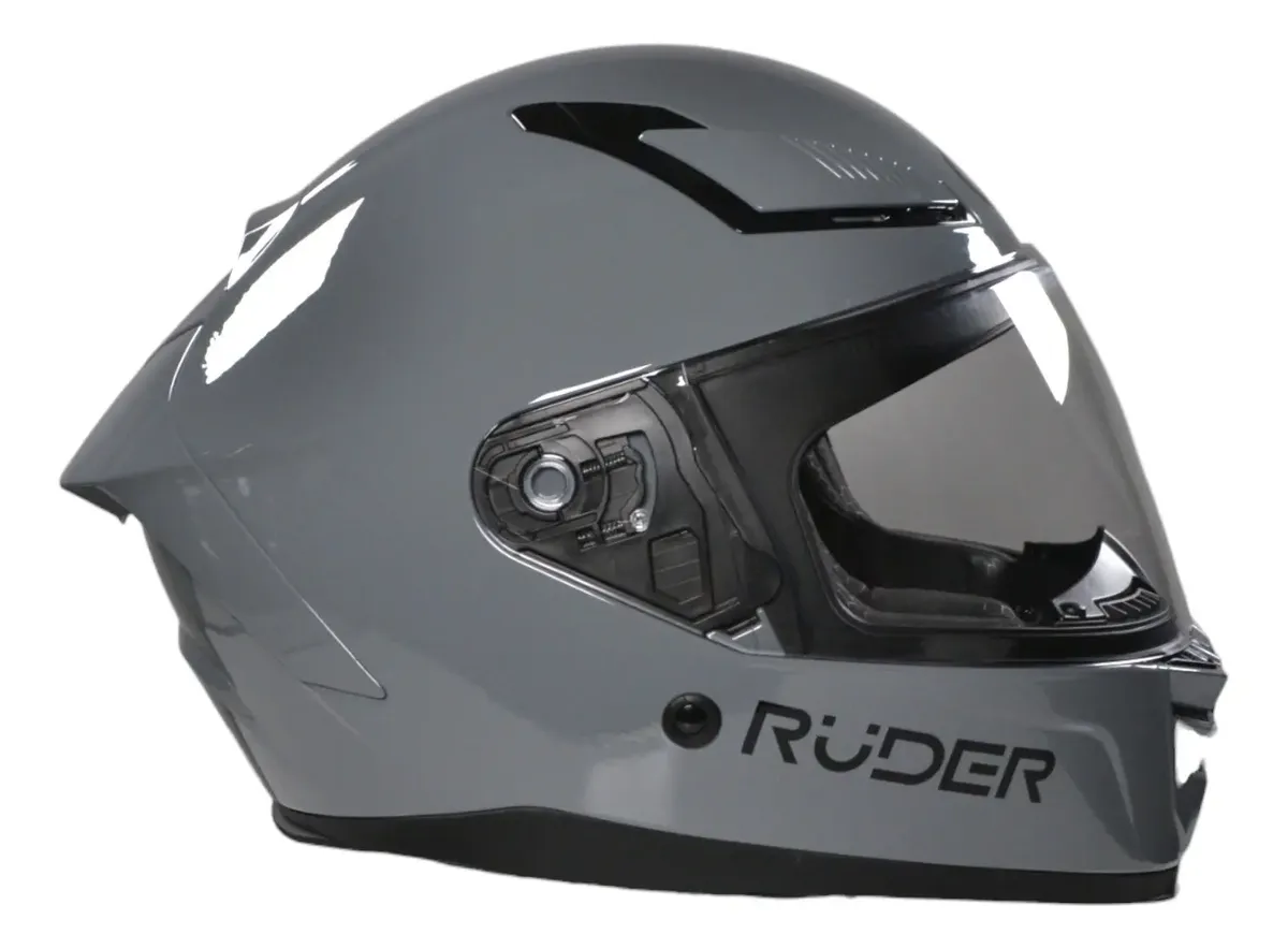 Casco RUDER Clipper Gris Brillo - Imagen 6