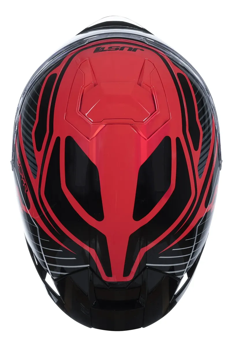 Casco JUST1 J-STR TACTICAL Rojo y Negro Brillo - Imagen 4
