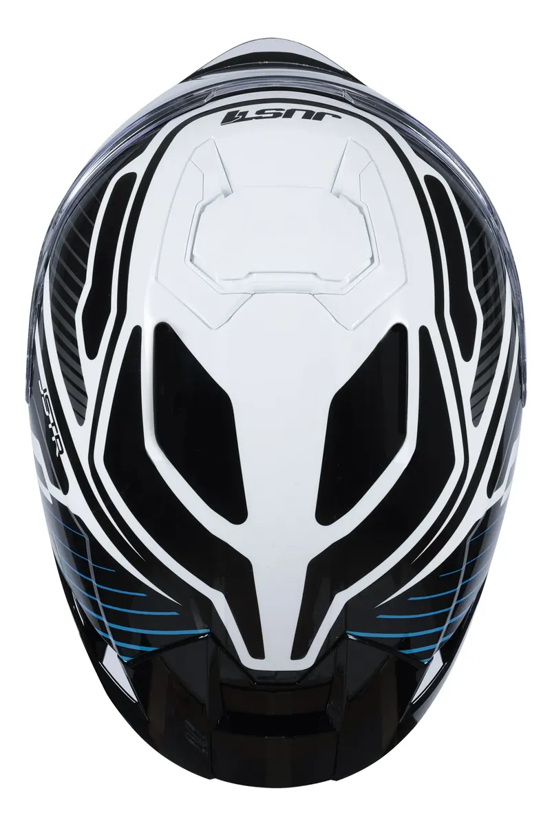 Casco JUST1 J-STR TACTICAL Azul y Negro Brillo - Imagen 4