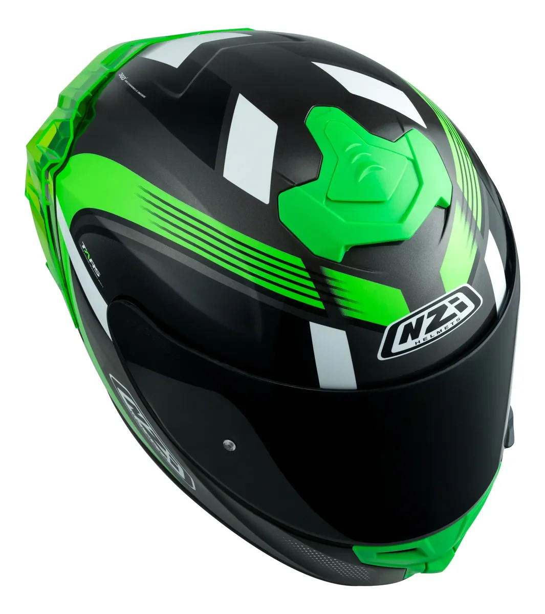 Casco NZI Trendy 3 Rapid Verde y negro brillo - Imagen 8