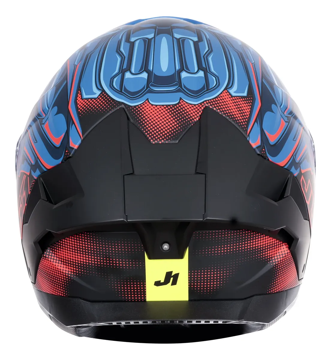 Casco JUST1 J-STR TITAN Azul, Rojo y Negro Mate - Imagen 3