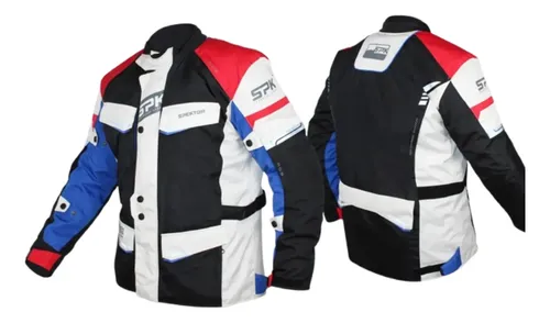 Campera Spektor Nomad Negro/Roja/Gris/Azul - Imagen 3
