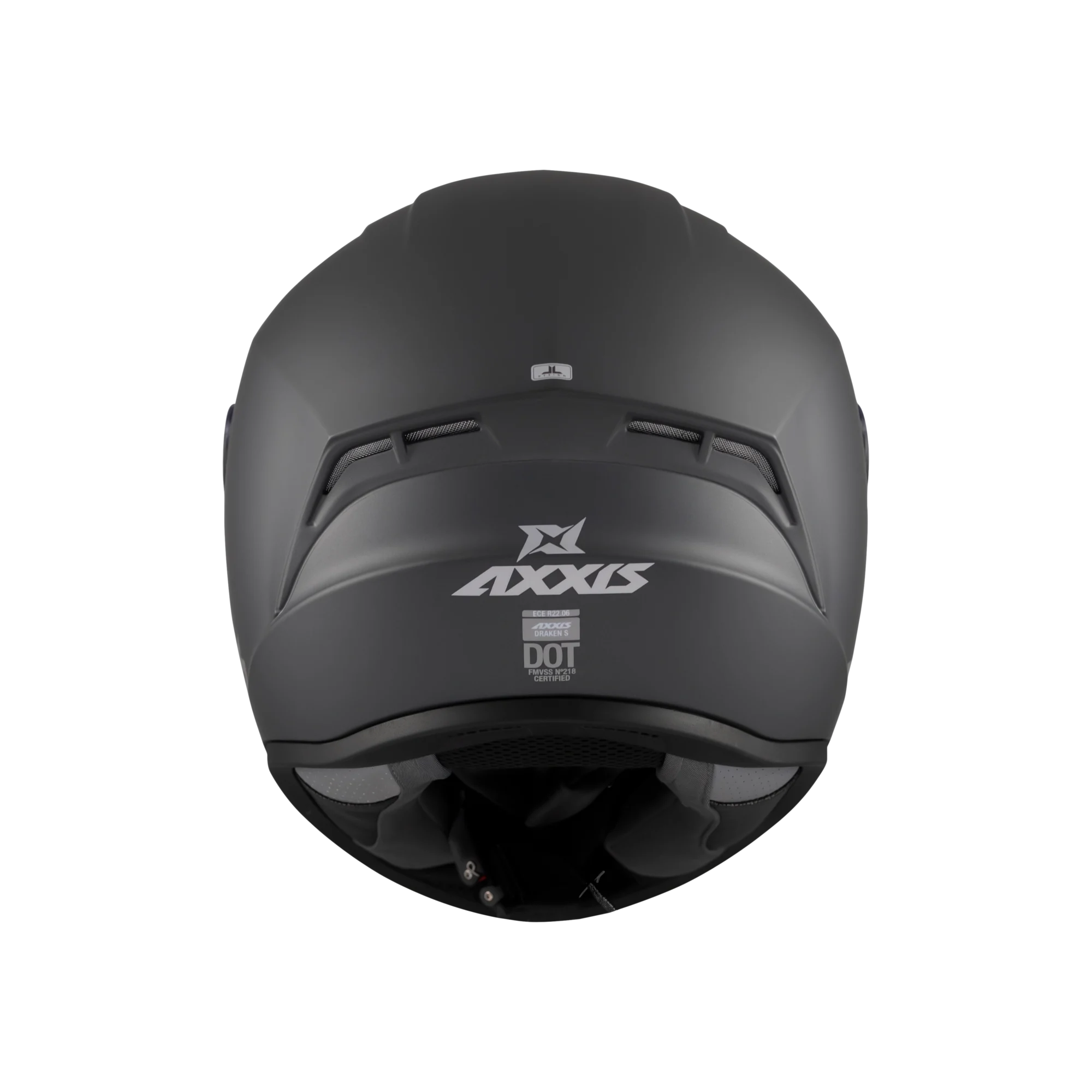 Casco Moto Axxis Draken S Titanium Gris Mate - Imagen 3