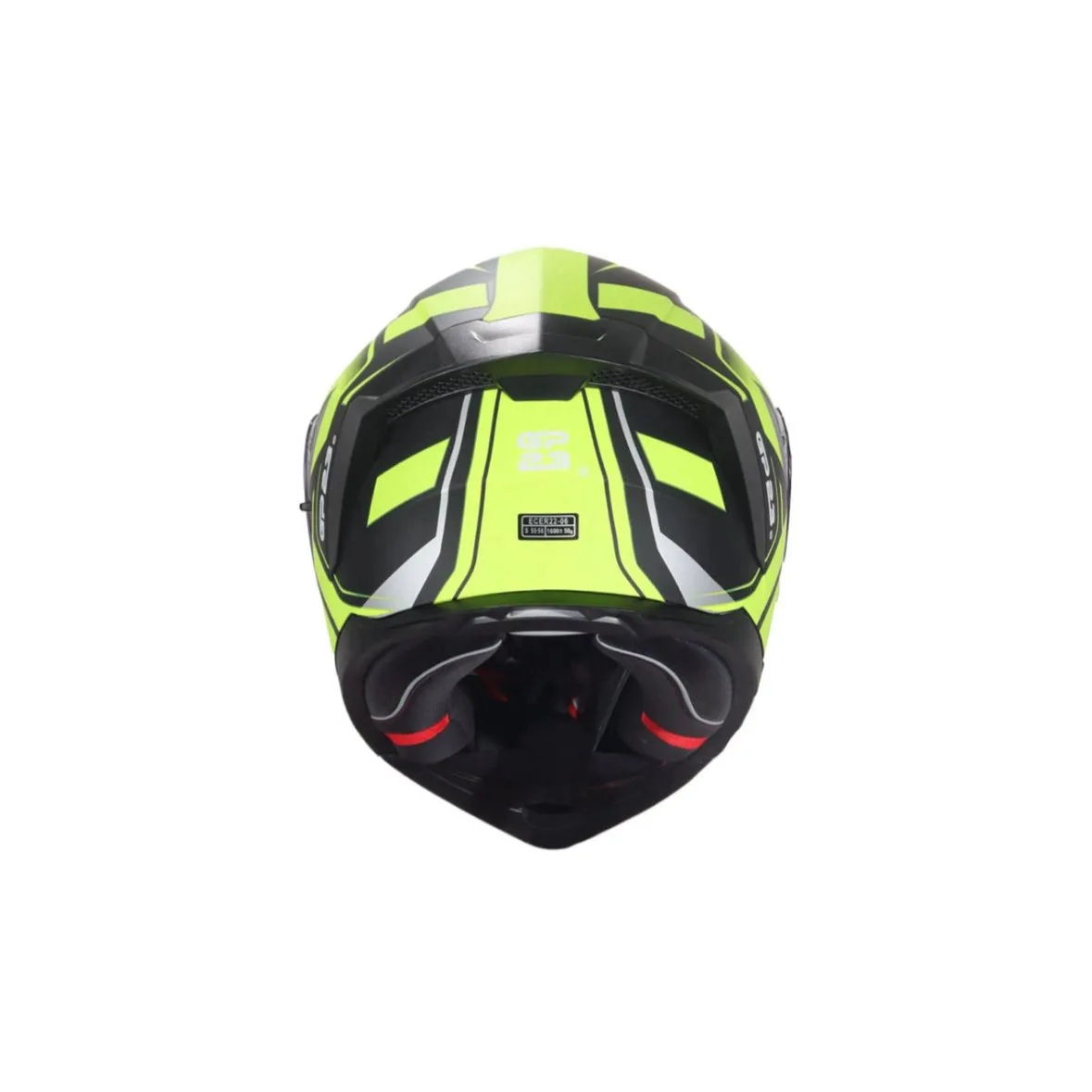 Casco Moto Gp 23 Fl900 Rebatible Doble Visor Furius Color Verde - Imagen 5