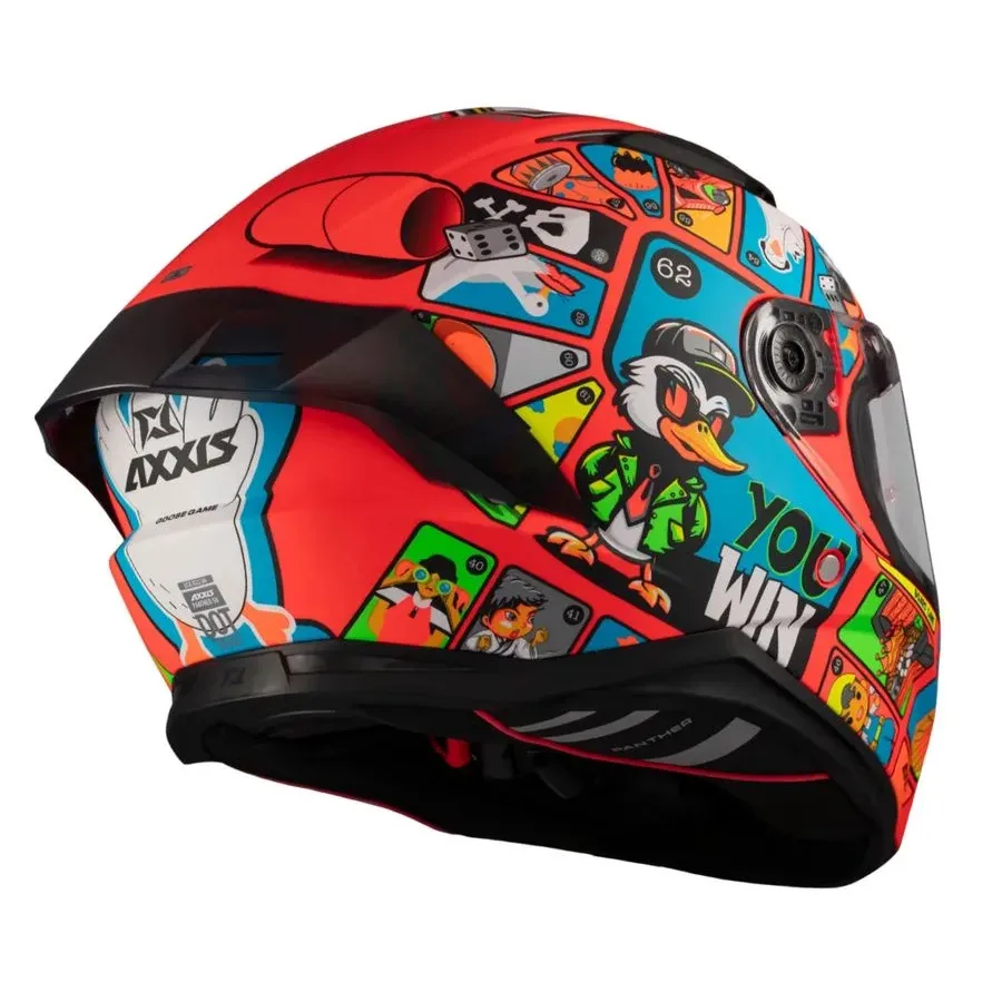 Casco Axxis Draken S Goose Game Rojo Brillo - Imagen 4
