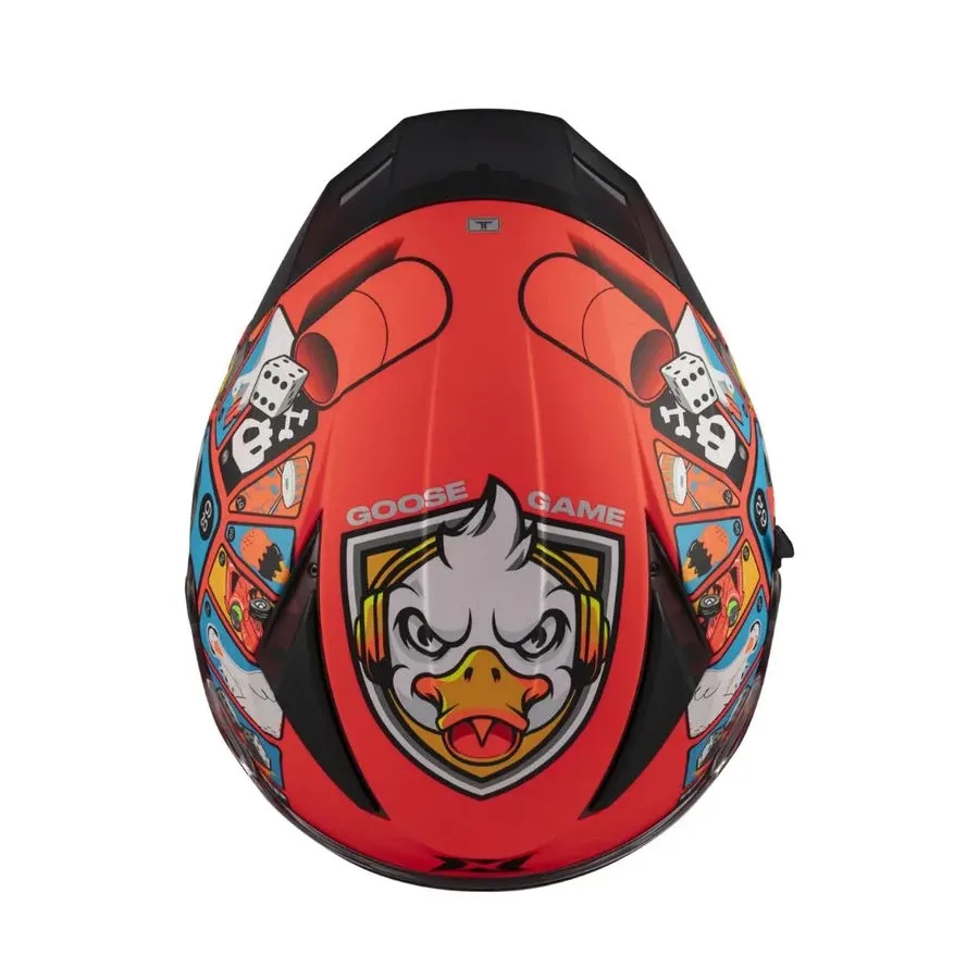 Casco Axxis Draken S Goose Game Rojo Brillo - Imagen 3