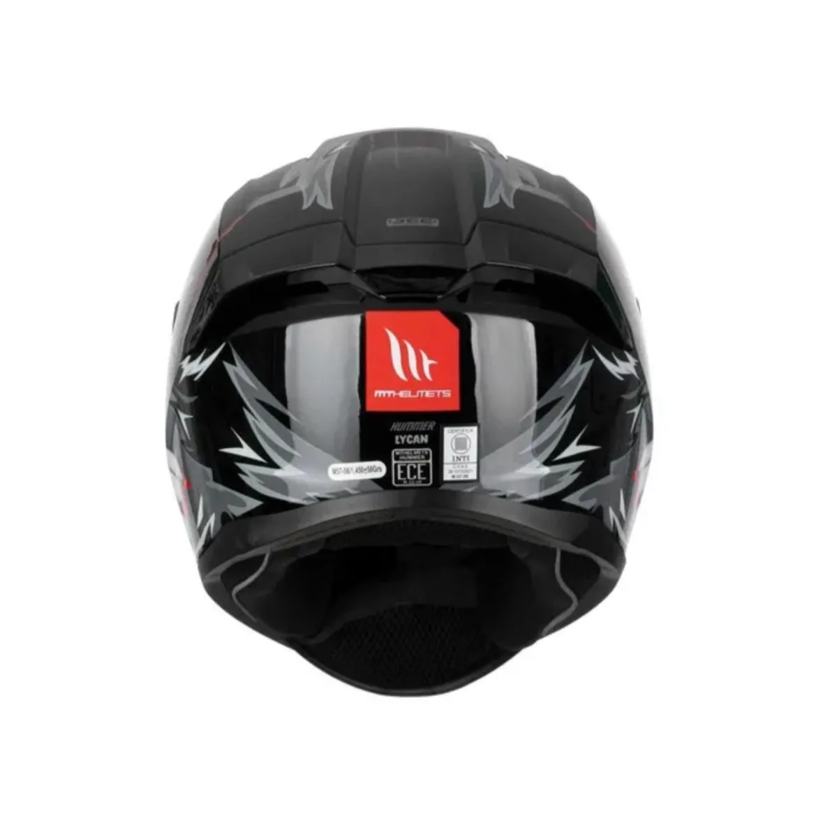 Casco MT Stinger Hummer Lycan Negro Mate - Imagen 5