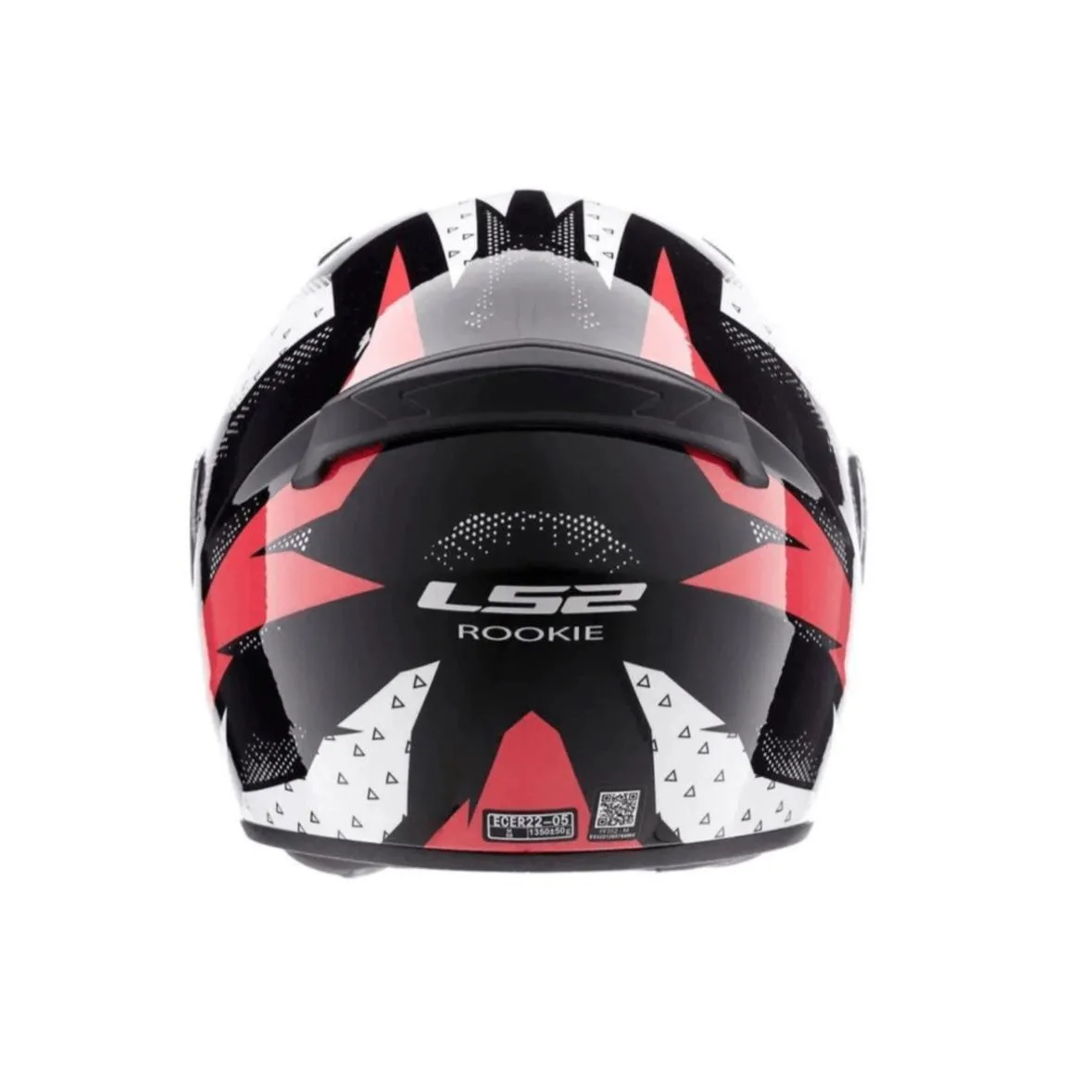 Casco Ls2 Rookie 352 Thunder Negro y Rojo Brillo - Imagen 4