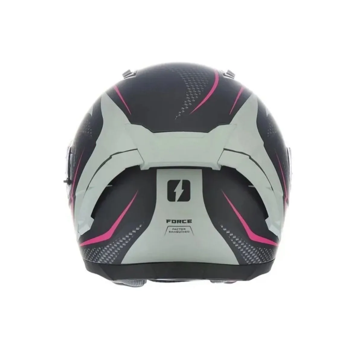 Casco Mac Force Cirkus 068 Gris y Rosa Mate - Imagen 4