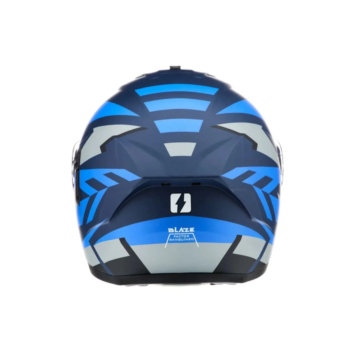 Casco Mac Rebatible 166 Blaze Afrox Azul Mate - Imagen 4
