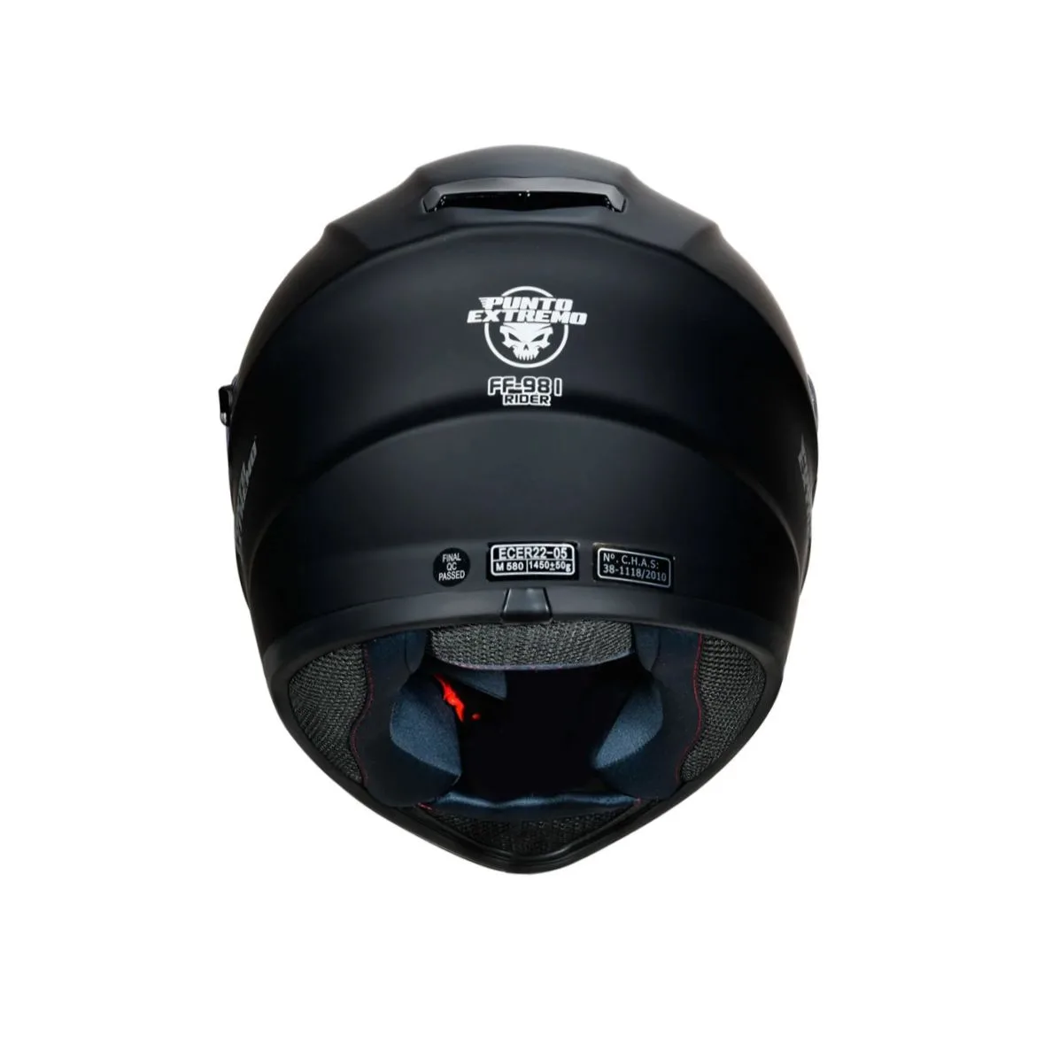 Casco Punto Extremo Doble Visor Ff981 Negro Mate - Imagen 4