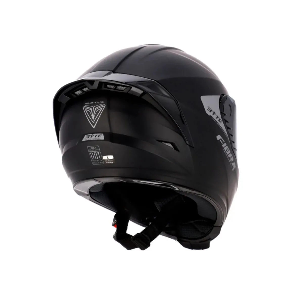 Casco Moto Integral Fibra By Nzi Visor Polarizado - Imagen 4