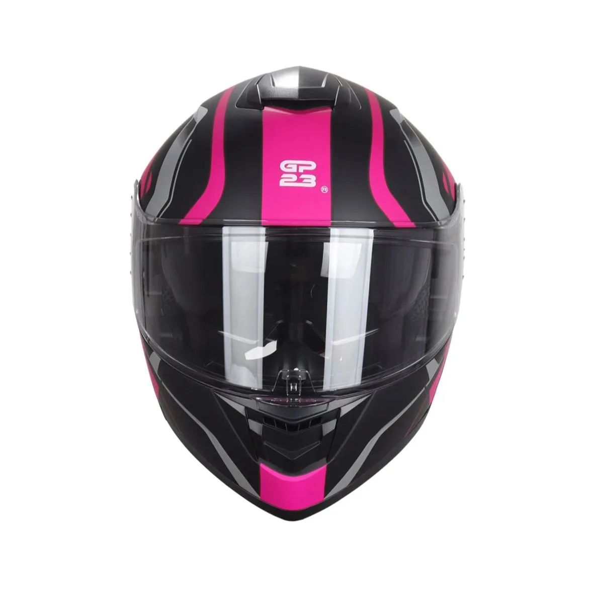 Casco Moto Gp 23 Fl900 Rebatible Doble Visor Furius Color Rosado Mate - Imagen 4