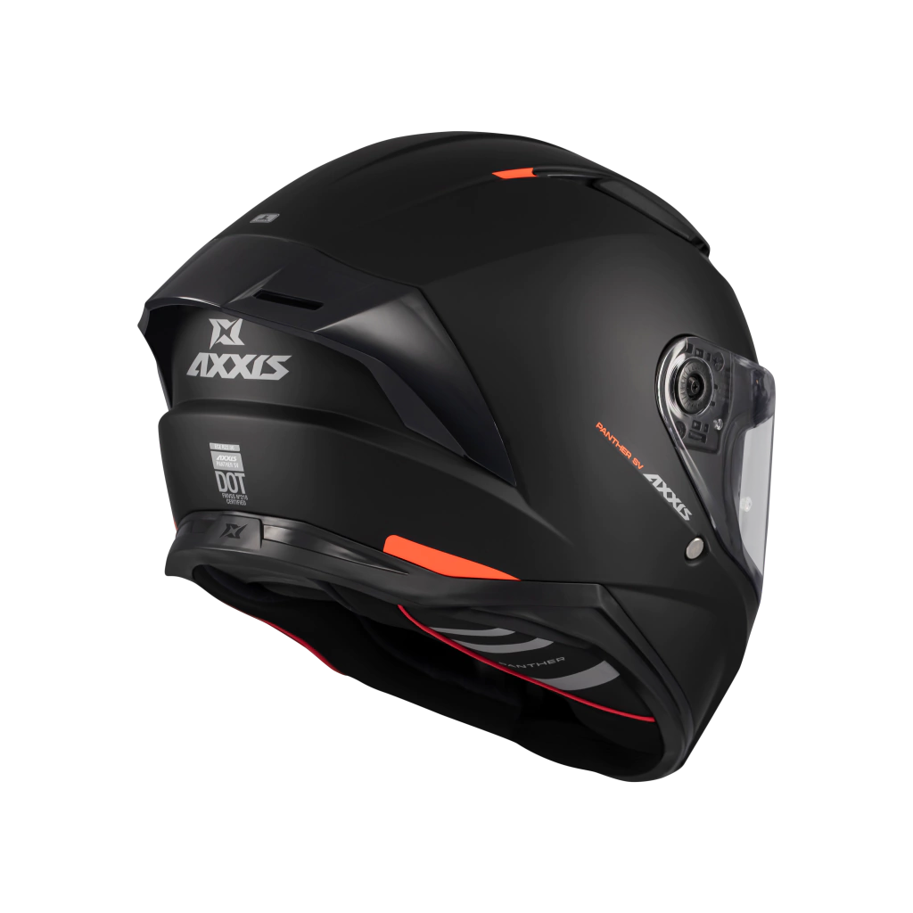 Casco Axxis Panther SV Solid Negro Mate - Imagen 4