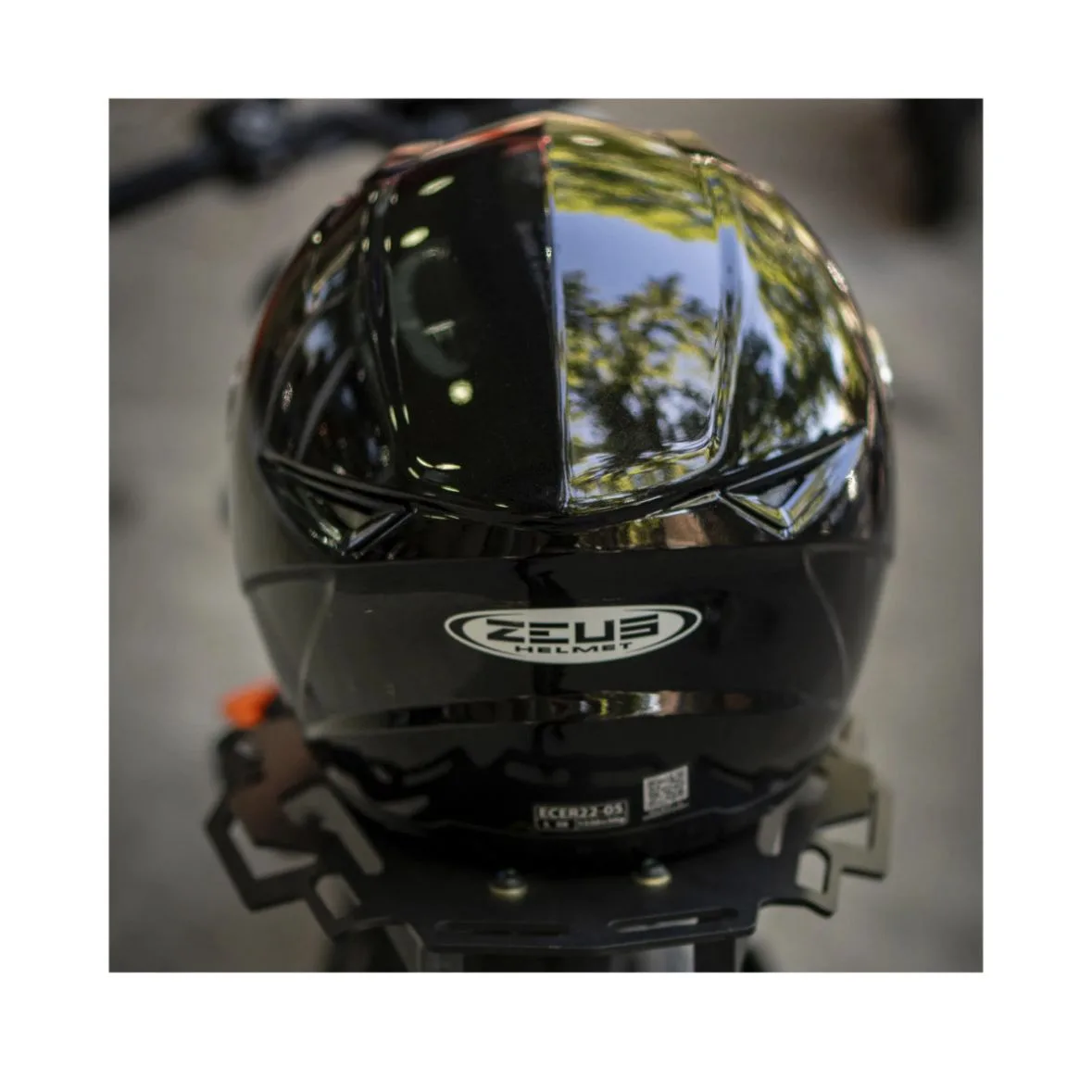 Casco Integral Moto Zeus 811 Negro Brillo - Imagen 3