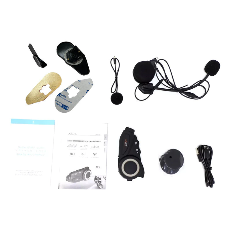 Intercomunicador MAXTO M3 con Camara integrado (6 personas en simultaneo) - Imagen 4