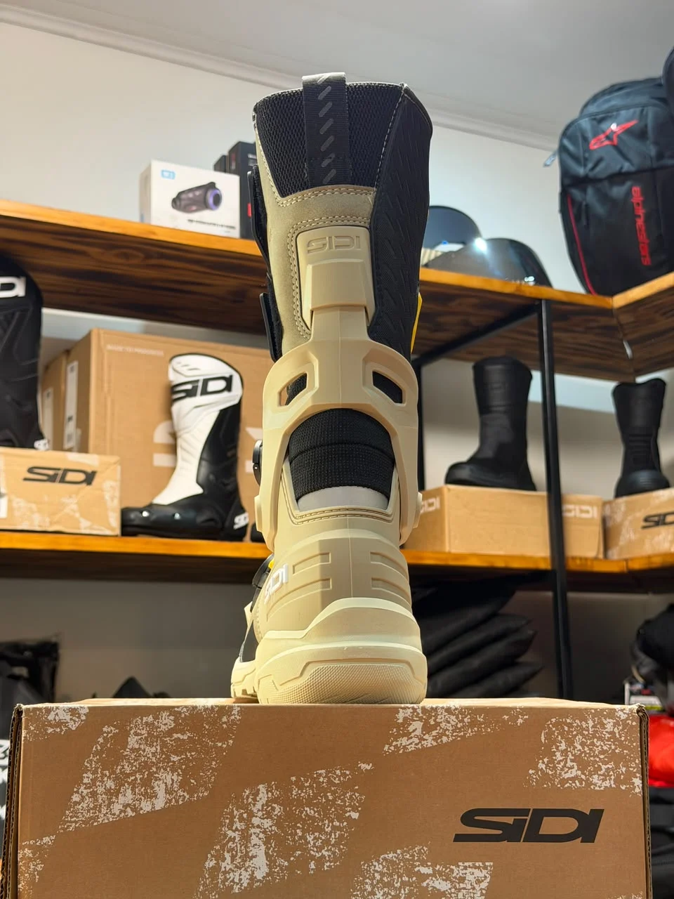 Botas SIDI Taurus Gore Tex Color Arena y Ocre - Imagen 6