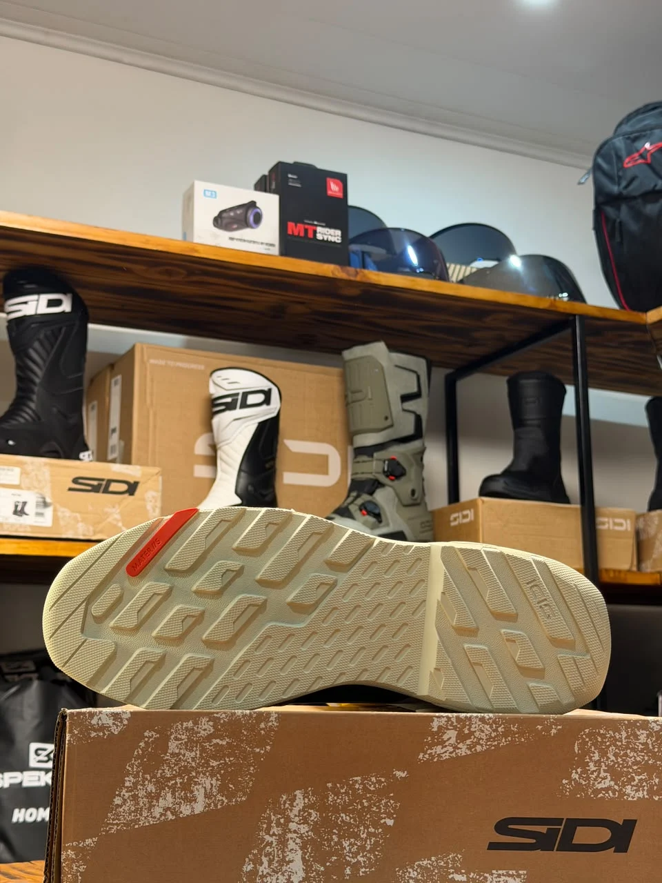 Botas SIDI Taurus Gore Tex Color Arena y Ocre - Imagen 9